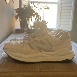 New Balance Cream Athletic Sneakers